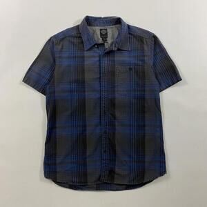 Vintage 2000s Blue Harley Davidson Sleeve Button Up Shirt